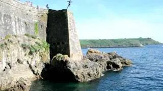 Huge Cliff Jump In Plymouth