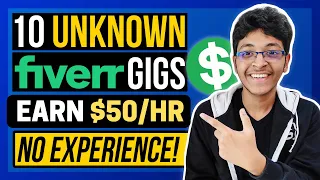 10 Unknown Fiverr Gigs That Require NO SKILLS & Zero Knowledge | Make Money Online Today!