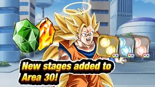 15 STONES, 600 INCREDIBLE GEMS & EX SKILL ORBS: QUEST STORY MODE AREA 30 UPDATE: DBZ DOKKAN BATTLE