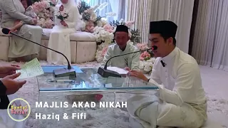 Majlis akad nikah Haziq & Fifi