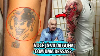 Os significados das tatuagens feitas na cadeia