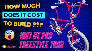 How Much Does It Cost to Build a 1987 GT Pro Freestyle Tour?? #BMX #youtube #bike