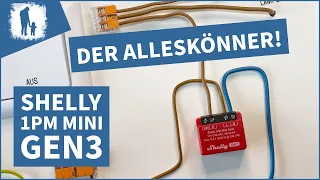 Shelly 1PM Mini Gen3 - Der Alleskönner!