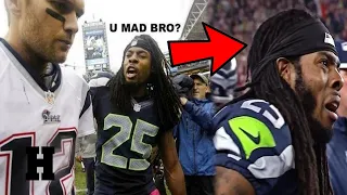 The Time Tom Brady Was Trash Talked by Richard Sherman and it went VERY WRONG (FT. Super Bowl)