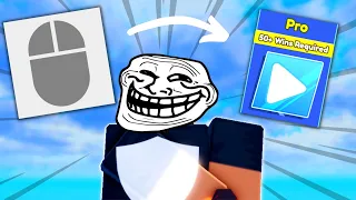 Trolling Try-Hards with AUTO CLICKER in Roblox Blade Ball...