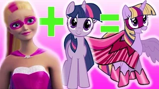 Mashup: Barbie + My Little Pony | Character Mashup!