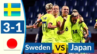 Sweden vs Japan 3-1 Extended All Goals & Highlights Olympics Women's 2021 HD || FC Highlights