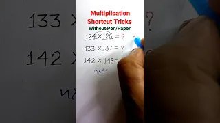 Multiplication Shortcut| 3-digit number multiplication tricks| Math Trick | #shorts