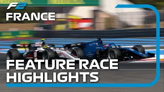 F2 Feature Race Highlights | 2022 French Grand Prix