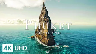 FLYING OVER PHUKET, THAILAND (4K UHD) - Scenic Relaxation Film With Calming Music
