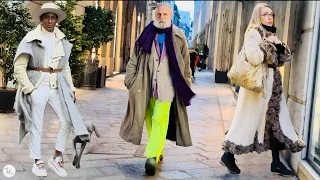 🇮🇹 3rd day MILAN FASHION WEEK Jan. 14, 2024 Italian Fashion 2024 STREET STYLE OUTFITS