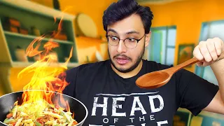 I TRIED COOKING FOR THE FIRST TIME | RAWKNEE