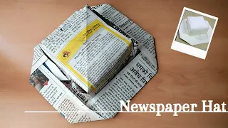 DIY Newspaper Hat | How to make Newspaper Hat  |  Tutorial