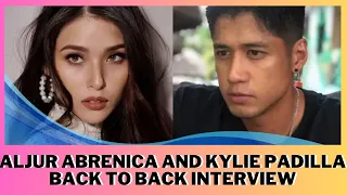 Kylie Padilla at Aljur Abrenica back to back interview