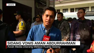 Sidang Vonis Aman Abdurrahman Dilakukan Tertutup