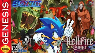 Sonic: Hellfire Saga (Final Version) Full Game - [Sega Genesis]