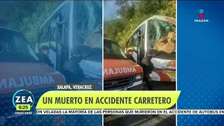 Accidente en la carretera Atzalan-Tlapacoyan, Veracruz, deja un muerto | Noticias con Francisco Zea