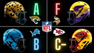 Ranking Redesigned NFL Helmets!