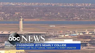 Passenger jets nearly collide