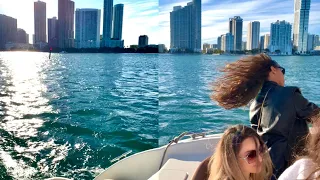 RUSSIAN COCKPIT PARTY | 48ft Cranchi Flybridge Yacht | Biscayne Bay | Miami Beach