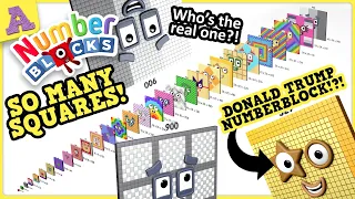 Numberblocks Square Club! 900+ So Many Squares