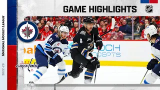 Jets @ Capitals 12/23 | NHL Highlights 2022