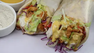 Chicken Cheese Shawarma By Recipes of the World