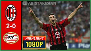 AC Milan v PSV Eindhoven: 2-0 #UCL 2004 05 - Highlights (English Commentary) - FULL HD 1080p 60fps