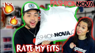 Girlfriend Rates My Fashion Nova Men Outfits | TRY ON HAUL