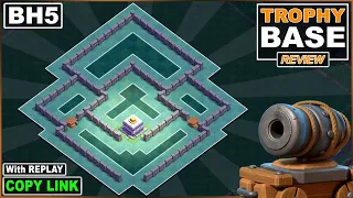 NEW BEST Builder Hall 5 Base 2022!! COC BH5 Base COPY Link - Clash of Clans