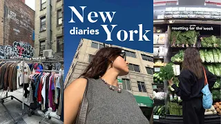 settling into life in new york city | apartment updates, fall in the city & cooking at home