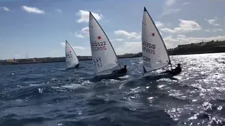 Laser Radial hiking harder and going faster than standard.⛵🌊🌬️⠀