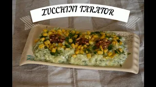 ZUCCHINI TARATOR ( TURKISH ZUCCHINI DIP) - Healty and Vegan Recipe