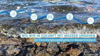 „Wie wir in Zukunft mit Wasser umgehen.“  Ein UFZ-Forschungsspaziergang durch den Wasserkreislauf