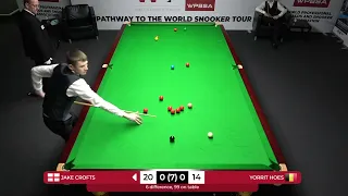 Jake Crofts v Yorrit Hoes - WSF Junior Championship (February 2022)