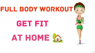 Full body workout get fit at home / Easy weight loss workout