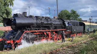 Eisenbahnfest in Berlin-Schöneweide: Mit Dampfloks, einer Baureihe 228 und einem "Hofdackel"