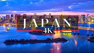 Japan 4K Drone Footage | Scenic Relaxation Film With Calming Music | 8K UHD World