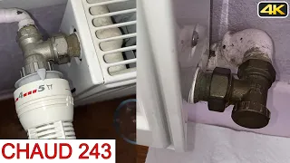 Chaud243-Ce radiateur a de nouveau fait beaucoup de bruit-Isolement du radiateur et plus de bruit