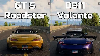 NFS Unbound: Mercedes-AMG GT S Roadster vs Aston Martin DB11 Volante - WHICH IS FASTEST (Drag Race)