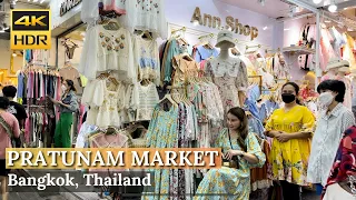 [BANGKOK] Pratunam Market "Exploring Largest Wholesales Clothing Market"| Thailand [4K HDR]