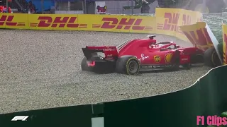 Sebastian Vettel Crash German Heartbreak💔2018 German GP #Shorts #F1 #F1CRASH