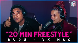DUDU E VK FAZEM FREESTYLE INSANO DE 20 MINUTOS 🤯 (PROD. 808 LUKE) | rap, falando: freeverse