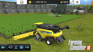 Farming Simulator 16 Cutting All The Grass - Canola & Potatoes Harvesting In Fs16