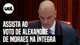 Julgamento de Bolsonaro no TSE: assista ao voto de Alexandre de Moraes na íntegra