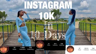 How I Gained 10K Followers On Instagram in 10 Days| Need To Know Instagram Secrets In 2022