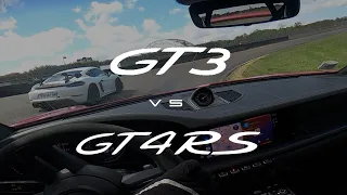 992 GT3 vs 718 GT4 RS - TRACK BATTLE - NOGARO - POV