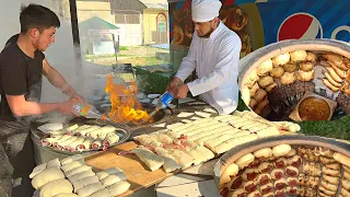 Uzbekistan! 1000 Pieces SOLD Every Day | Tandoori STREET FOOD!  Amazing Skill of tandoor CHEFS!