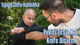 Pekiti Tirsia Kali - Knife Disarm Tutorial