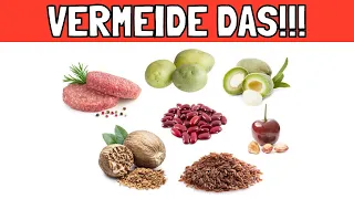 Vermeide diese 5 Lebensmittel! Sie können dich töten!